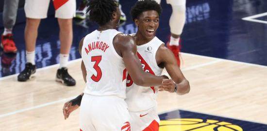 世界杯赛事投注-双核缺阵阿奴诺比轰恐怖数据 6战5胜猛龙重回正轨