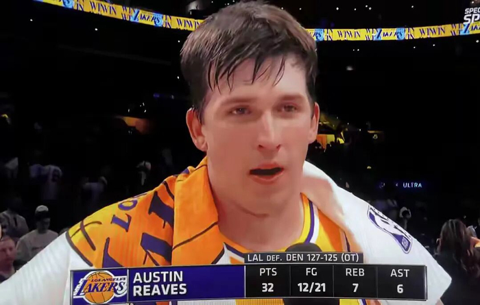 世界杯比赛数据统计-湖人近期9战8胜 里夫斯：这意义重大 我们不仅是赢下一些强队|掘金|明尼苏达森林狼队|奥斯汀·里夫斯|洛杉矶湖人队|NBA常规赛_新浪体育_新浪新闻